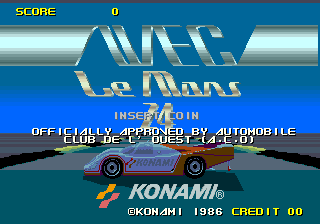 WEC Le Mans 24 cabinet