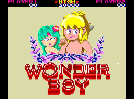 Wonder Boy cabinet