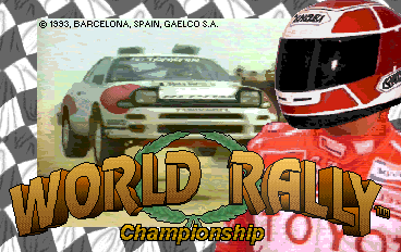 World Rally cabinet