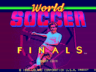 World Soccer Finals cabinet
