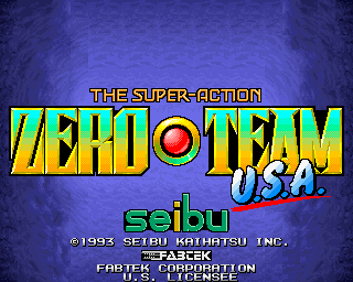 Zero Team USA cabinet