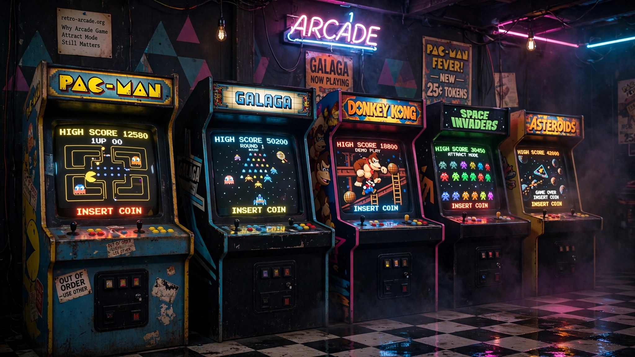 Why Arcade Game Attract Mode Still Matters